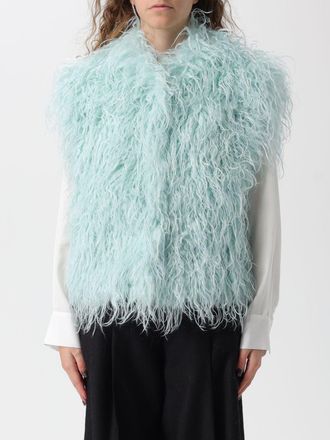 Forte_Forte Fur Coat FORTE FORTE Woman color Sky Blue