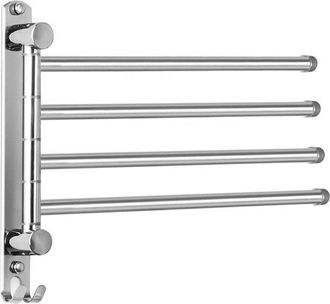 No Brand Toallero Con 4 Barras Giratorias De 180&deg; Fabricado En Acero Inoxidable Sus304, Soporte De Pared Para Toallas, Secador De Toallas Para Ba&ntilde;o, Cocina Y F