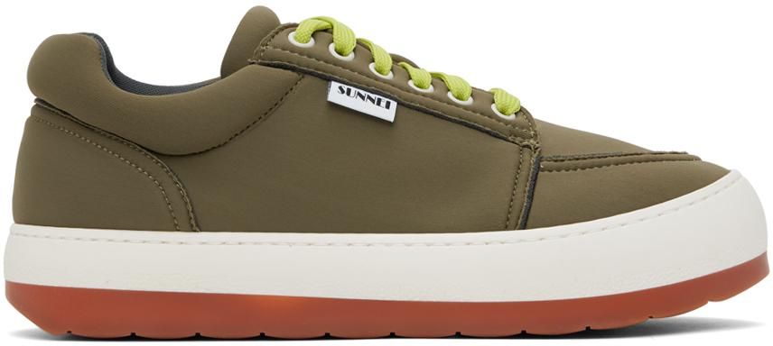 スニーカー 1000chiodi Sneakers - Sunnei - Leather - Khaki SUNNEI 1000CHIODI Is the Dad Shoe of the Future | Hypebeast