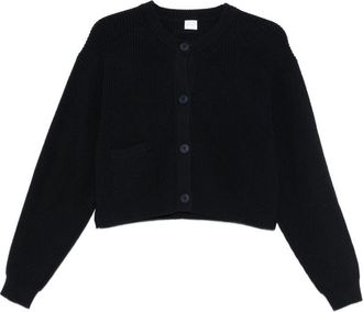 C.T. Plage Baumwoll-Cardigan mit Rundhalsausschnitt