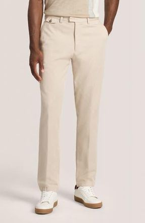 Ted Baker Heavy Stretch Cotton Twill Chino Pants in Oxford Tan at Nordstrom Rack, Size 38