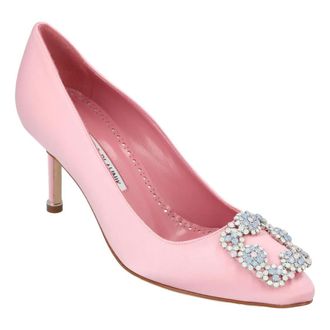 Manolo Blahnik Hohe Schuhe - Hangisi 070 Pump Pink - Gr. 38 (EU) - in Rosa - f&uuml;r Damen