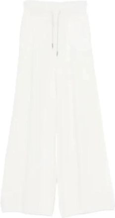 PANICALE Gebreide Broek - Dames - Wijde Broeken - Wit - XL - Broeken
