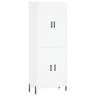 Berkfield Home Highboard White 69.5x34x180 cm Engineered Wood