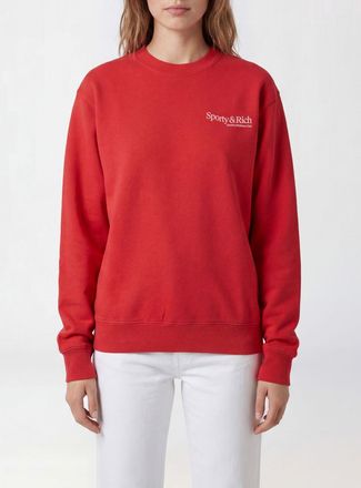 Sporty & Rich Felpa girocollo Modern in cotone con logo stampato