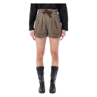 Isabel Marant Short Shorts, female, Brown, XS, Nirma Shorts