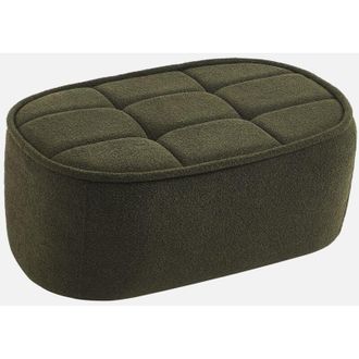 Sweeek Puff, Reposapi&eacute;s Para Sill&oacute;n Boni De 1 Plaza, Boni, Verde Kaki, 91x63x40 Cm