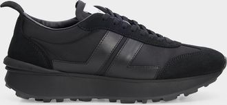 Lanvin Men & apos;s Nylon & Suede Low-Top Sneakers