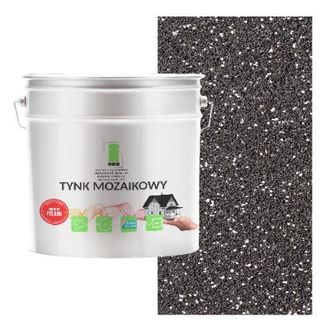 OEM Enlucido De Mosaico De Resina Negro Con Blanco Clase 1 Resistente A Las Heladas 7 Kg