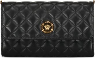 Versace Clutch trapuntata - Nero