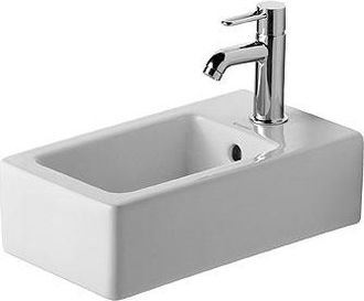 Duravit Duravit - Vero Lavamanos De 25 Cm, Con Rebosadero, Con Banco Para