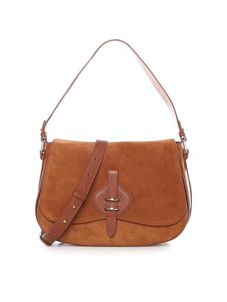 Coccinelle Mavery Large Suede Shoulder Bag