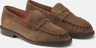 La Redoute Collections Su&egrave;de loafer met handgestikte bovenzijde