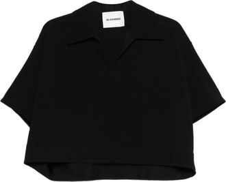 Jil Sander V-neck T-shirt - Nero