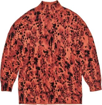 Bimba & Lola high-neck patterned top - Orange