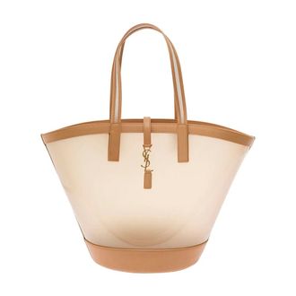 Saint Laurent Panier Medium - female - Saint Laurent - Shopping Bags - Beige - ONE SIZE - Bags