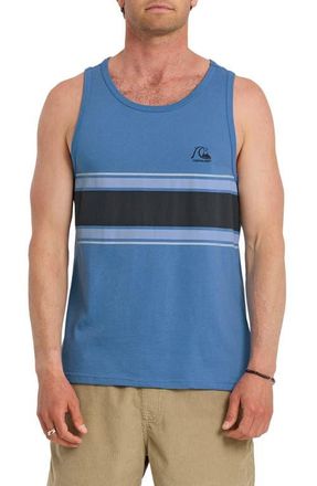 Quiksilver Floater Stripe Tank in Riviera Heather at Nordstrom, Size Xx-Large