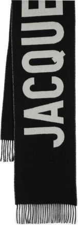Jacquemus logo wollen sjaal