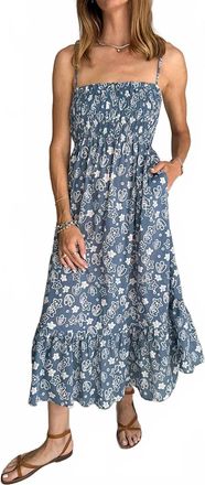 Ciao Lucia Umbria Dress In Tidepool