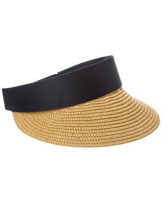 Bruno Magli Adjustable Straw Visor
