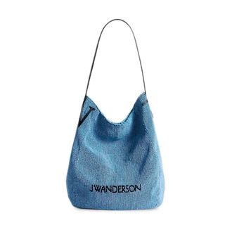 J.W.Anderson Dames, Tassen, Blauw, Maat: ONE Size Zijde