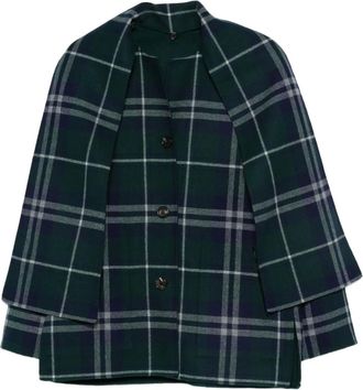 Alicia Audrey Giacca a quadri - Verde