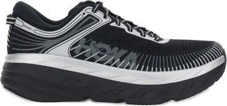 Hoka One One Bondi 7 - Heren - Hardloopschoenen - Zwart - 45 1/3 EU - Nylon - Fitness