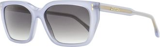 Isabel Marant Womens Soft Rectangular Sunglasses IM0218S KB79O Transparent Gray 58mm
