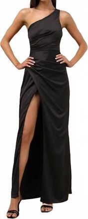 Lulus Dreaming Of Elegance Maxi Dress In Black