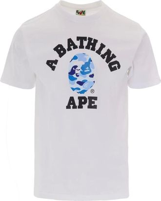 A Bathing Ape A Bathing Ape, Uomo, Top, Bianco, 2Xl, new