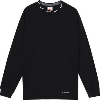 Nike x Stussy NRG BR Long-Sleeve Knit Top Black CT4314-010