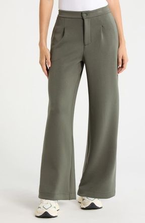 Lord & Taylor Dreamweave Pleated Pants in Kambaba at Nordstrom, Size X-Small