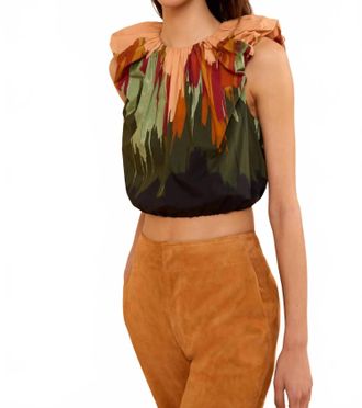 Ulla Johnson Gracie Cotton Top In Agate