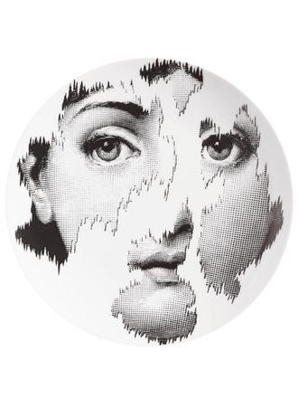 Fornasetti Piatto da parete Tema E Variazioni (26cm) - Bianco