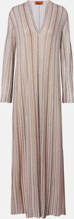 Missoni Vestido de fiesta de lam&eacute; a rayas