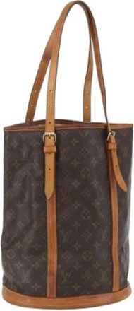 Louis Vuitton Pre-owned Bucket Bags, female, Brown, Size: ONE SIZE Pre-owned Vintage Bucket Bag