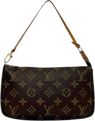 Louis Vuitton Pre-owned Shoulder Bags, female, Brown, Size: ONE SIZE Pre-owned Vintage Monogram Pochette