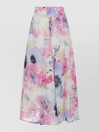 120% Lino linen maxi a-line skirt