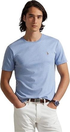 Polo Ralph Lauren Custom Slim Fit Soft Cotton T-Shirt Mens T Shirt Isle Heather : 2XL