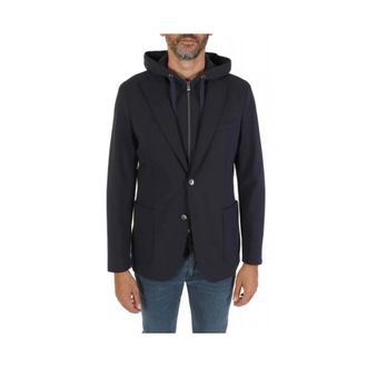 HUGO BOSS Hombre, Chaquetas, Azul, Talla: L