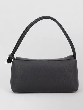 Longchamp shoulder bag rectangular shape textured surface handle