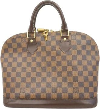 Louis Vuitton Pre-owned Handbags, female, Brown, Size: ONE SIZE Pre-owned Alma PM Handbag