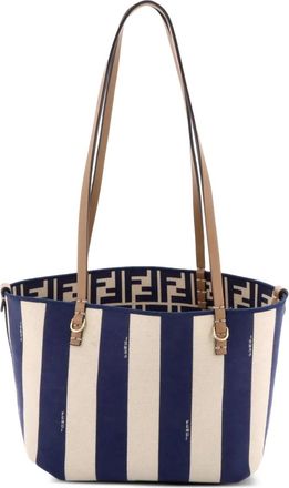 Fendi Reversible Roll Zucca Canvas Medium tote bag - Blauw