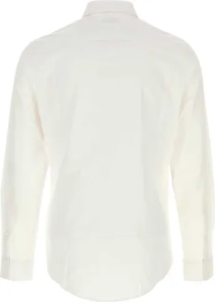 Burberry Mens Poplin Shirt White Cotton