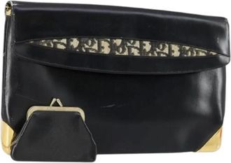 Dior Pre-owned Wallets, female, Black, Size: ONE SIZE Pre-owned Clutch Bag