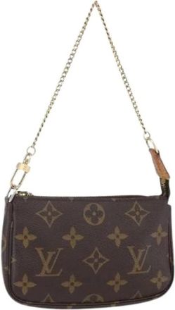Louis Vuitton Pre-owned Mini Bags, female, Brown, Size: ONE SIZE Pre-owned Mini Pochette Accessoires
