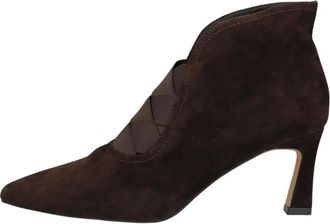 Stefano Lauran H8191 Enkellaarsjes - Dames - Schoenen - Bruin - Maat: 38 1/2 EU Su&egrave;de
