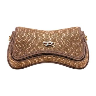 Diesel Play Crossbody XS - Bags - Mujer - Marr&oacute;n - ONE SIZE