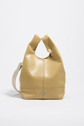 Bimba & Lola Medium Leather Tote Bag in Oat at Nordstrom