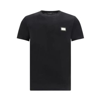 Dolce & Gabbana Hombre, Camisetas, Negro, Talla: S